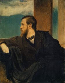 Self-portrait, 1862. Creator: Arnold Bocklin
