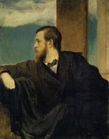 Self-Portrait, 1862. Creator: Böcklin, Arnold (1827-1901)