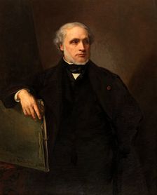 Self-portrait, 1862. Creator: Joseph Nicolas Robert-Fleury
