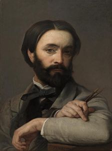 Self Portrait, 1863. Creator: Charles Verlat