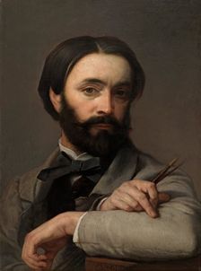 Self-portrait, 1863. Creator: Charles Verlat
