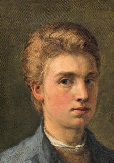 Self-portrait, 1863. Creator: Holger Roed