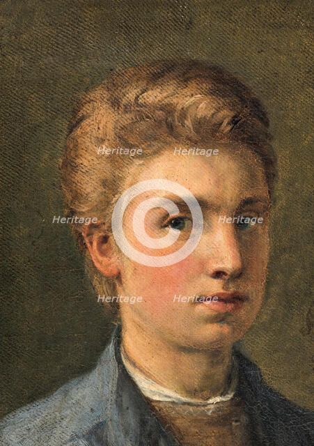 Self-portrait, 1863. Creator: Holger Roed.