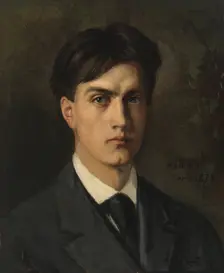 Self-Portrait, 1874. Creator: Albert Edelfelt