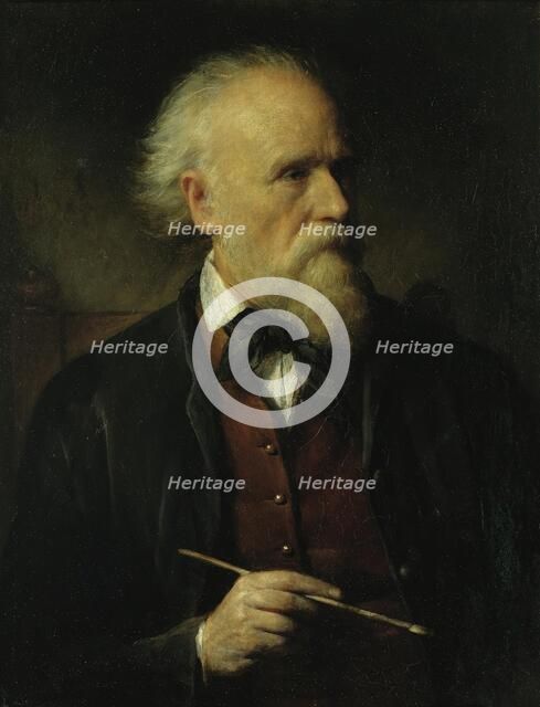 Self-portrait, 1875. Creator: Friedrich von Amerling.