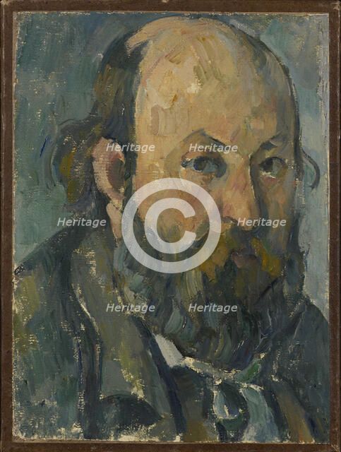 Self-Portrait, 1877-1878. Creator: Cézanne, Paul (1839-1906).