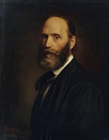 Self-portrait, 1878. Creator: Franz Schrotzberg