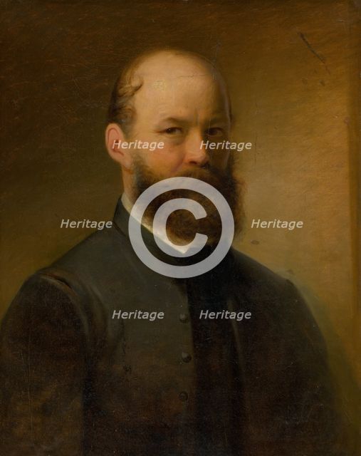 Self-portrait, 1870-1875. Creator: Juraj Révész.