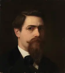 Self-Portrait, 1871. Creator: Arvid Liljelund