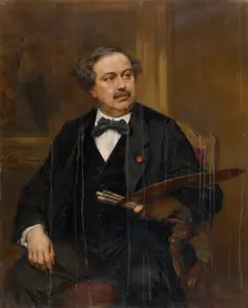Self Portrait, 1871. Creator: Gustaf Wappers