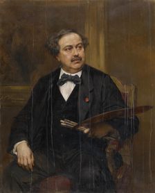 Self-portrait, 1871. Creator: Wappers, Gustave (1803-1874)