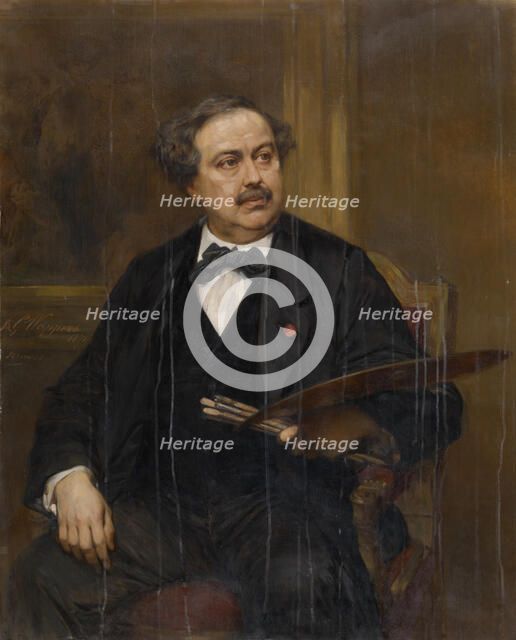 Self-portrait, 1871. Creator: Wappers, Gustave (1803-1874).