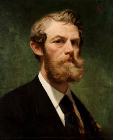 Self-Portrait, 1873. Creator: Alfred Izydor Romer