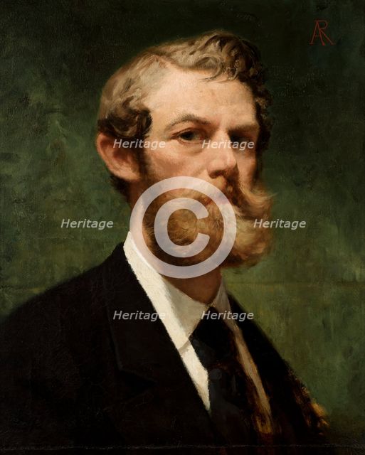 Self-Portrait, 1873. Creator: Alfred Izydor Romer.