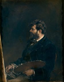 Self-Portrait, 1884. Creator: Francisco Domingo Marques
