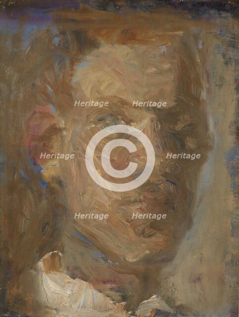 Self-Portrait, 1885-1938. Creator: Karl Schou.