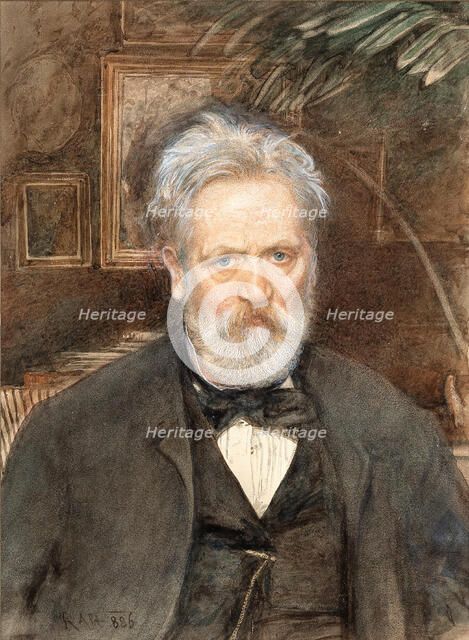 Self-portrait, 1886. Creator: Alt, Rudolf von (1812-1905).