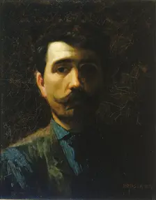 Self-Portrait, 1887. Creator: James Henry Moser