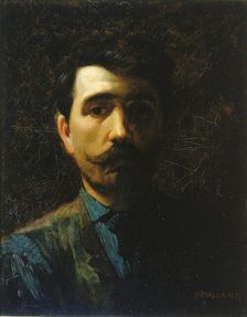 Self-Portrait, 1887. Creator: James Henry Moser