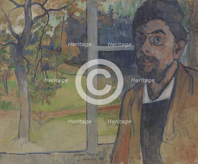 Self-Portrait, 1888. Creator: Laval, Charles (1862-1894).