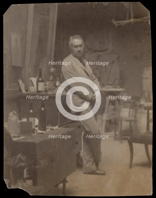 Self-Portrait, 1889-94., 1889-94. Creator: Thomas Eakins.