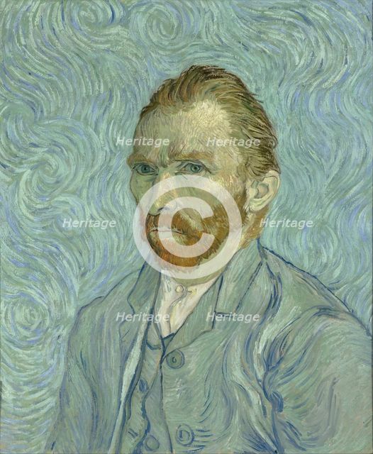 Self-Portrait, 1889. Artist: Gogh, Vincent, van (1853-1890)