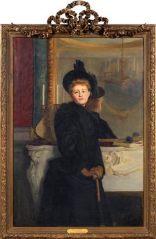 Self portrait, 1889. Creator: Ava Lagercrantz