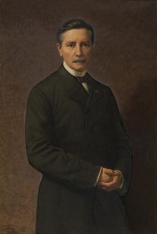 Self Portrait, 1889. Creator: Godfried Guffens