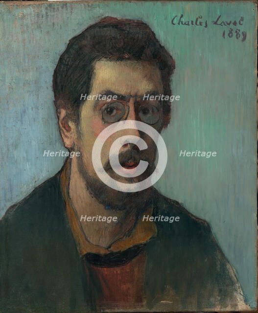 Self-portrait, 1889. Creator: Laval, Charles (1862-1894).