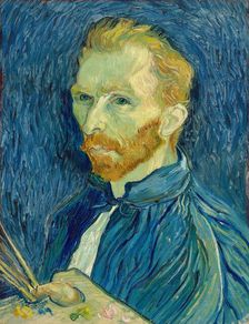 Self-Portrait, 1889. Creator: Vincent van Gogh