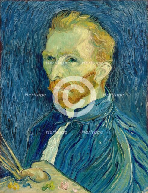 Self-Portrait, 1889. Creator: Vincent van Gogh.