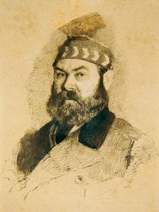 Self-portrait, 1880-1884. Creator: De Nittis, Giuseppe (1846-1884)