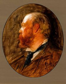 Self Portrait, 1881. Creator: John Pettie