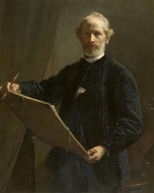 Self Portrait, 1882. Creator: Eduard Julius Friedrich Bendemann