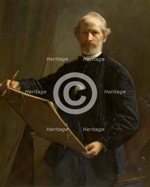 Self-portrait, 1882. Creator: Eduard Julius Friedrich Bendemann.
