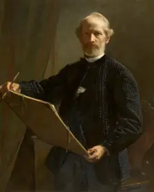 Self-portrait, 1882. Creator: Eduard Julius Friedrich Bendemann