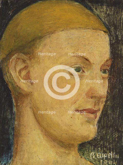 Self-Portrait, 1894. Creator: Bruno Aspelin.