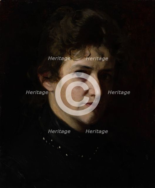 Self-Portrait, 1894. Creator: Eugenie Bandell.