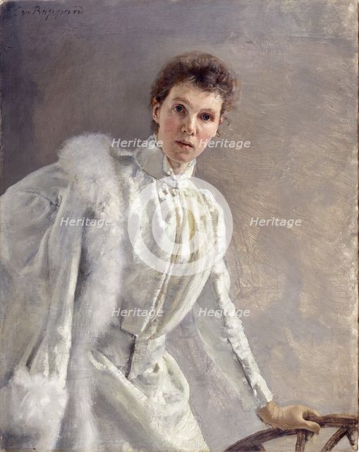 Self-Portrait, 1894. Creator: Rappard, Clara von (1857-1912).