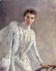 Self-Portrait, 1894. Creator: Rappard, Clara von (1857-1912)