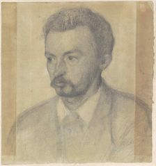 Self-Portrait, 1895. Creator: Hammershøi, Vilhelm (1864-1916)
