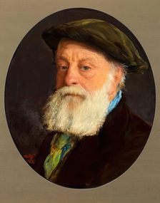 Self Portrait, 1895. Creator: James Clarke Hook