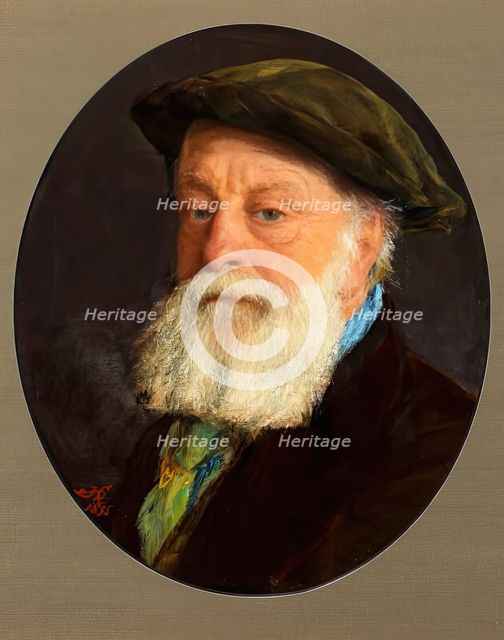 Self Portrait, 1895. Creator: James Clarke Hook.