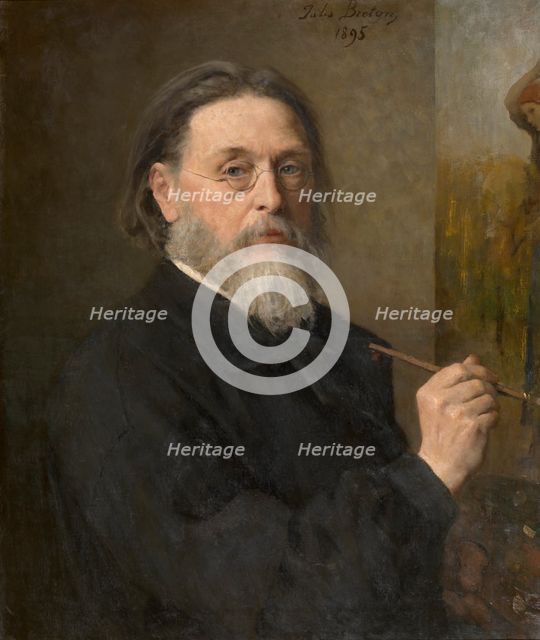 Self Portrait, 1895. Creator: Jules Breton.