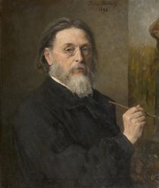 Self Portrait, 1895. Creator: Jules Breton