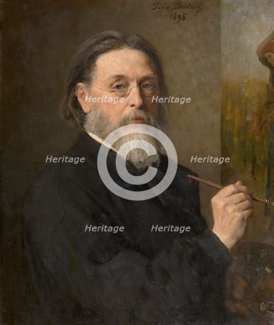 Self-portrait, 1895. Creator: Jules Breton.