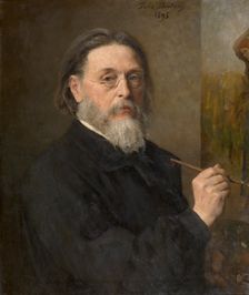 Self-portrait, 1895. Creator: Jules Breton