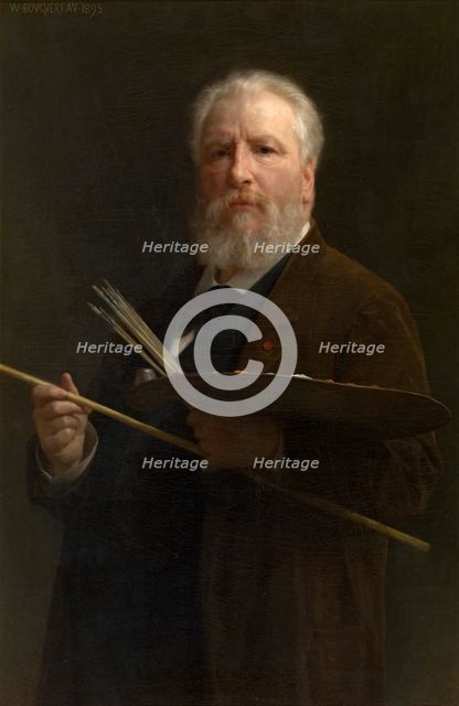 Self-portrait, 1895. Creator: William-Adolphe Bouguereau.