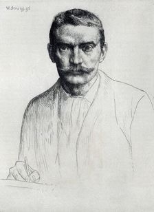 Self-portrait, 1895. Creator: William Strang