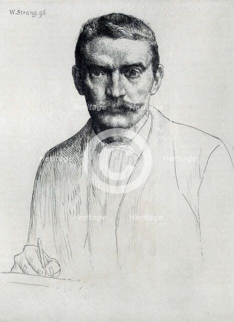 Self-portrait, 1895. Creator: William Strang.